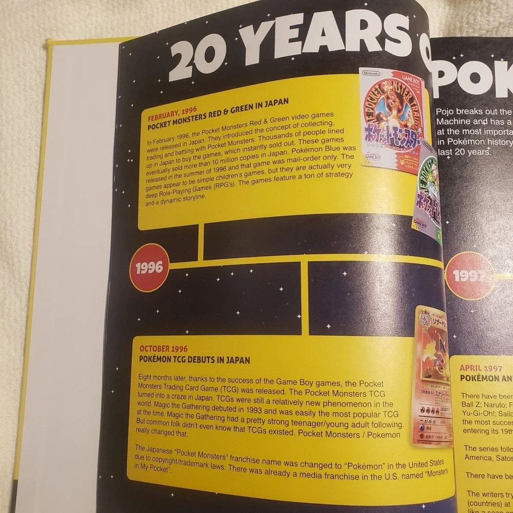 Big Book of Pokemon - POJO's Unofficial - 20th Anniversary Edition - Hardcover